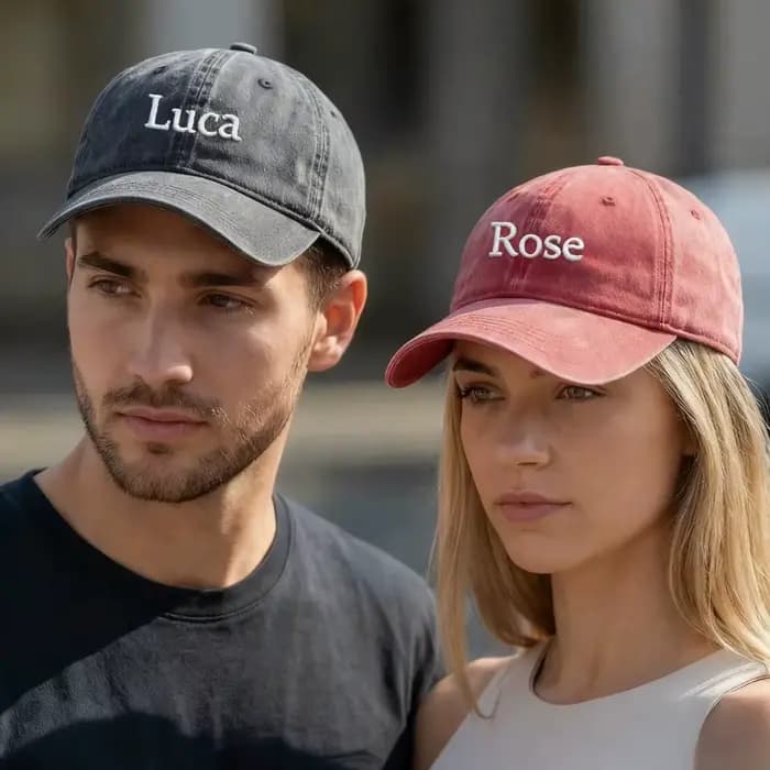 Casquette de baseball brodée sur mesure