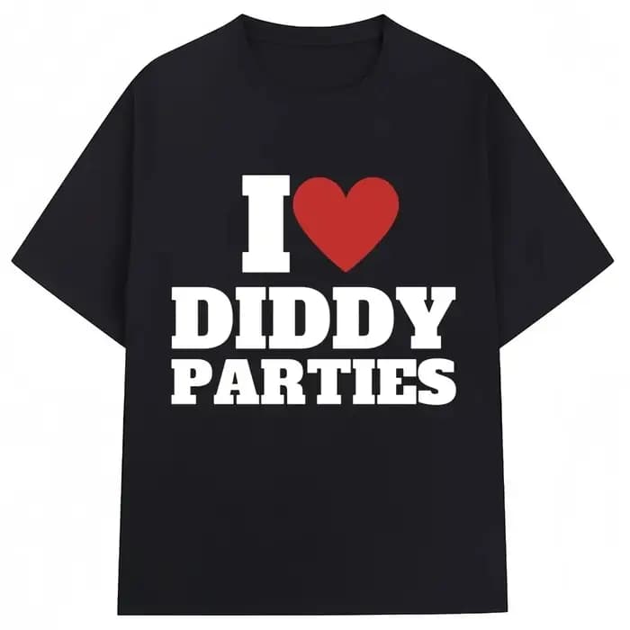 J'aime les fêtes drôle impression T-shirt nouveauté créativité mode hommes femmes à manches courtes surdimensionné col
