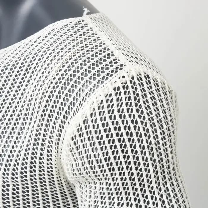 T-shirt à Manches sulfet Col Rond pour Homme