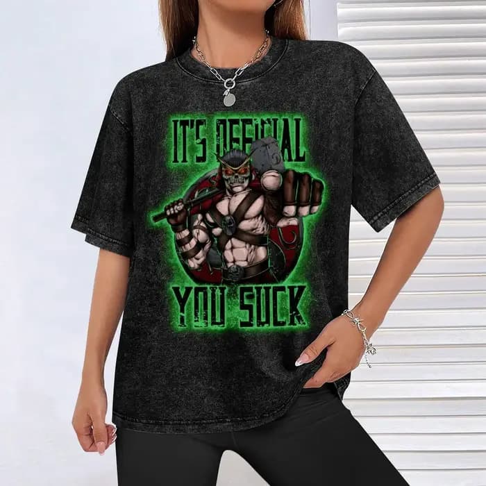 SHAO KAHN T-shirt décontracté léger d'été à manches courtes