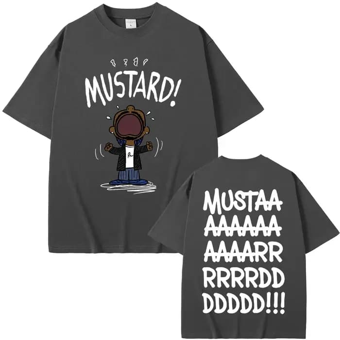 Rappeur Kendrick Lamar pas comme nous moutarde drôle impression T-shirts hommes femmes Hip Hop musique populaire T-shirt