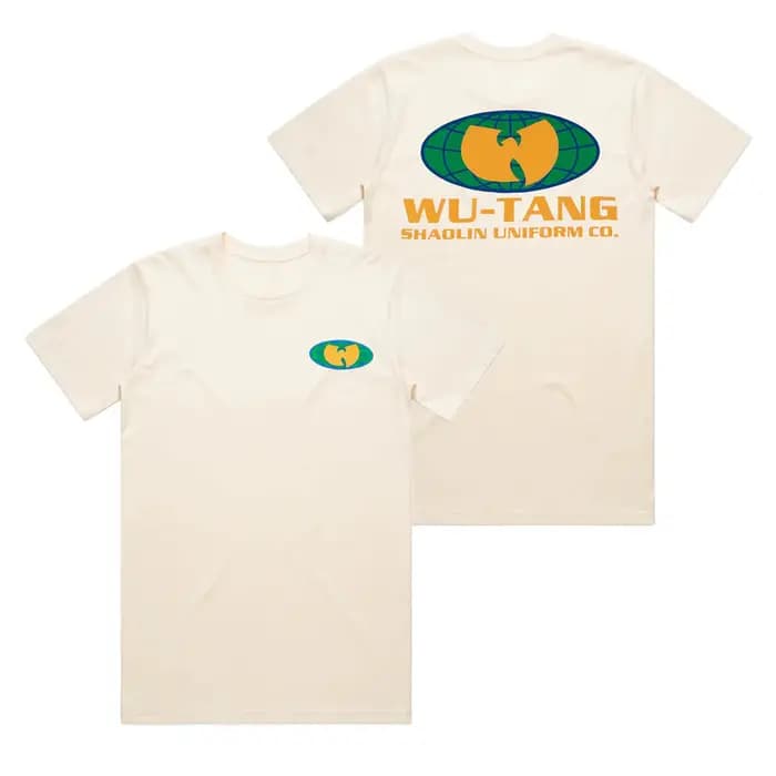 T-shirt ample à manches courtes rétro américain Wu-Tang Clan Hip Hop Group pour hommes et femmes