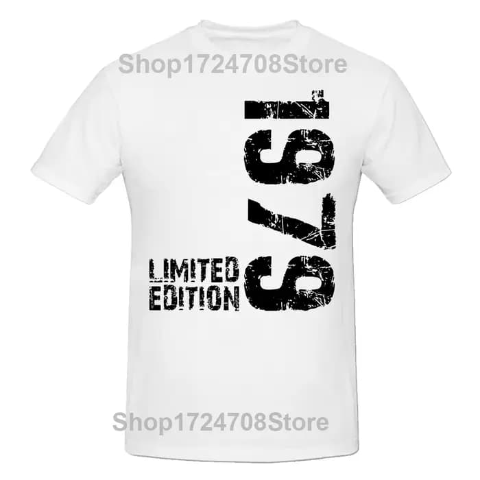 T-shirt manches courtes pour hommes, nouveauté, édition limitée, graphique, cadeaux d'anniversaire,