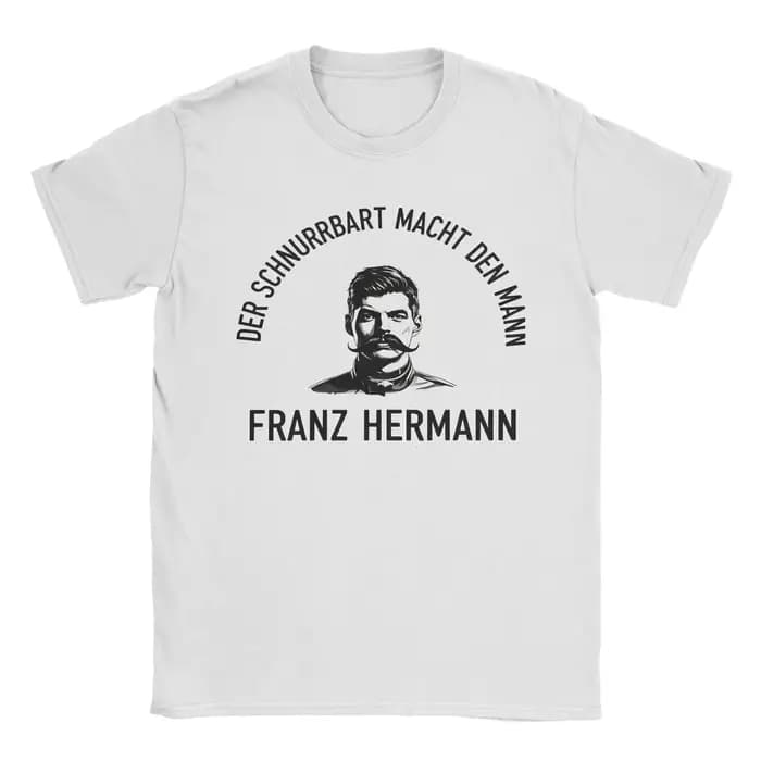 Hommes femmes Franz Hermann Meme rétro T-Shirts pur coton vêtements nouveauté à manches courtes col rond t-shirt