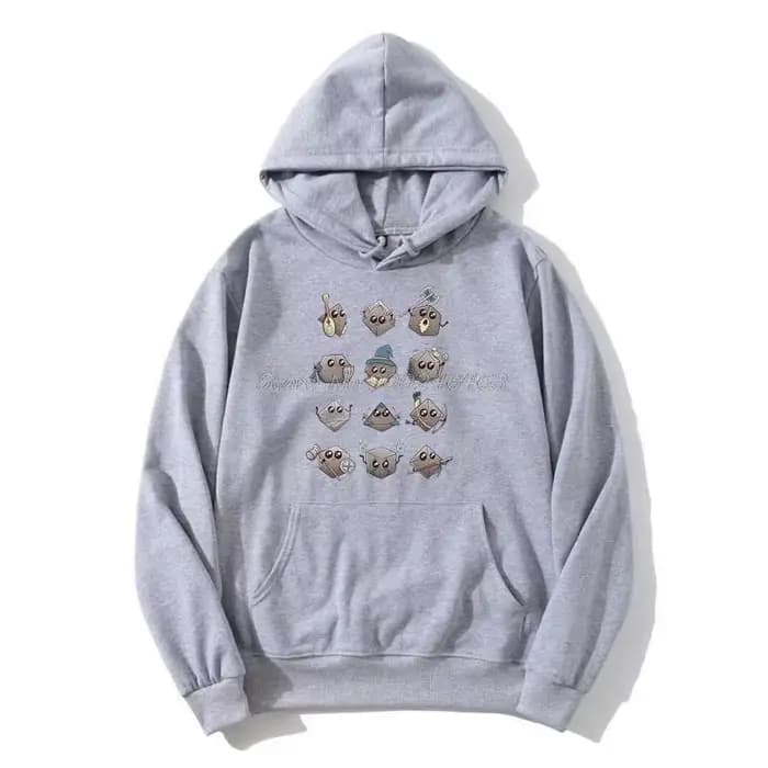 Sweat à capuche pour hommes Kawaii DnD Classes unisexe