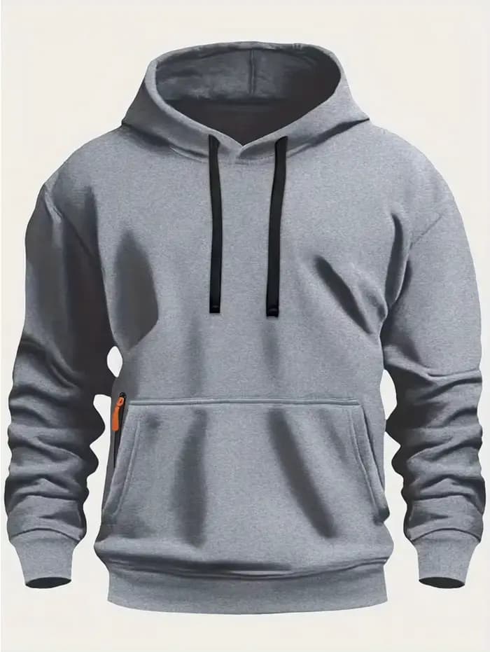 Nouveauté Automne/Hiver : Sweat à Capuche Polaire Homme de Haute Qualité