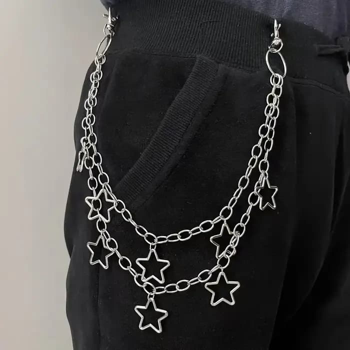 JOHip Hop Hipster Punk Metal Crescent pour hommes et femmes