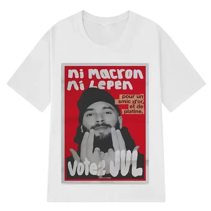 T-shirts graphiques tendance JUL du rappeur français pour hommes et femmes, T-shirt hip-hop à manche