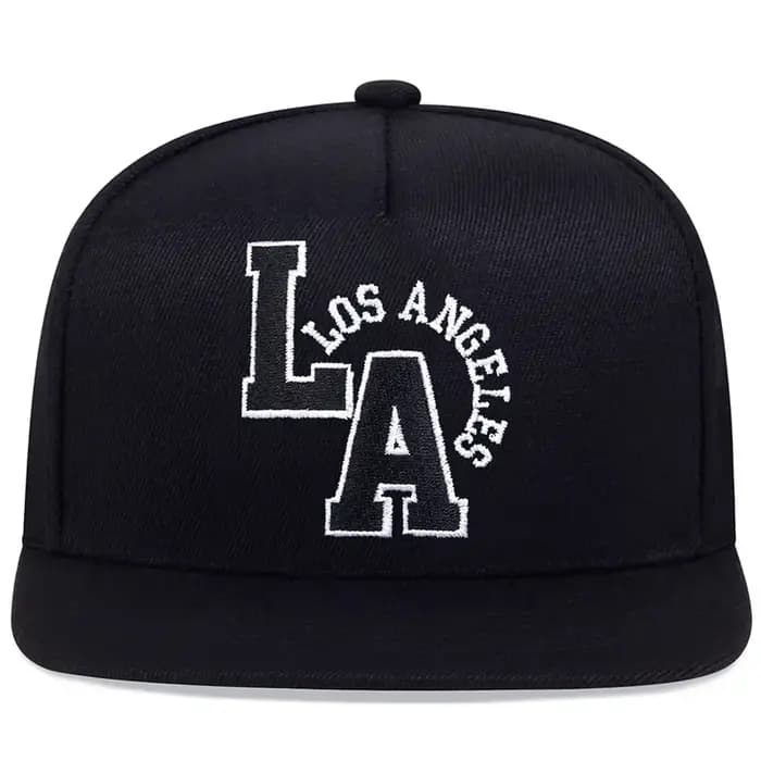 Casquette de baseball brodée Los Angeles Hip Hop Snapback pour hommes