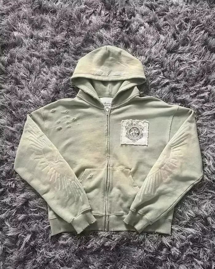 Américain Y2K nouvelle tendance Hip Hop sweat à capuche avec fermeture éclair femmes rue décontracté ample Joker Vintage