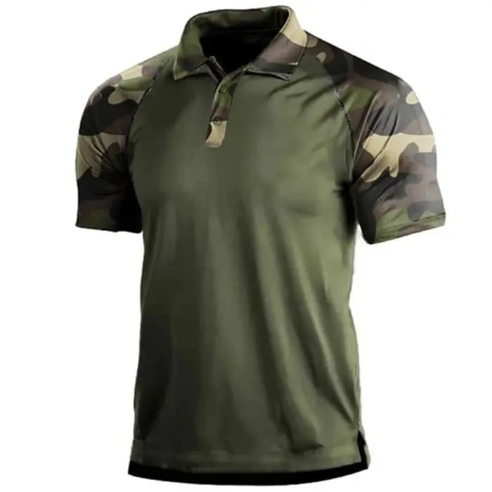 Mode Camouflage graphique polos pour hommes