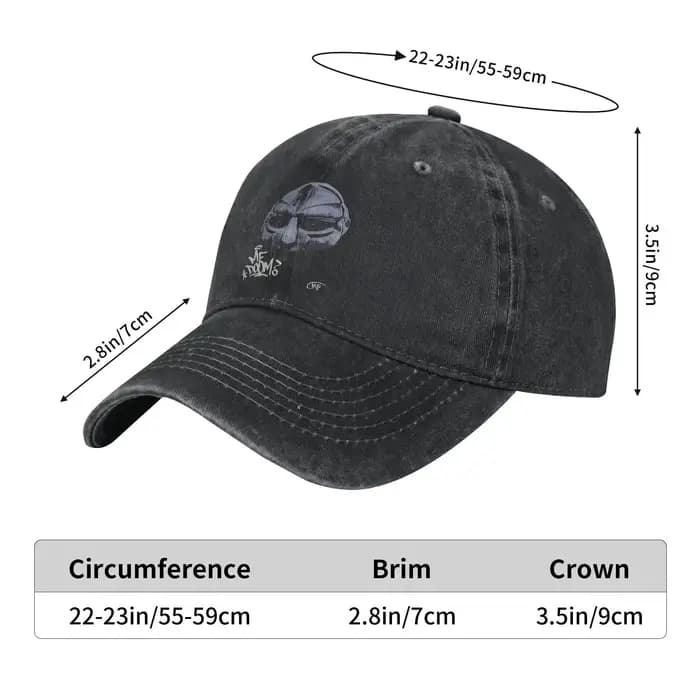 Rappeur Mf Doom Sun casquette de Baseball décontracté hommes adulte lavé camionneur chapeau respirant personnalisé
