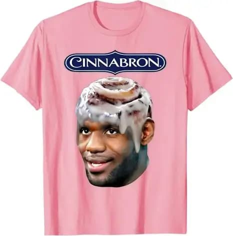 Cinnabron Meme T-Shirt drôle mode homme vêtements de rue à manches courtes disant