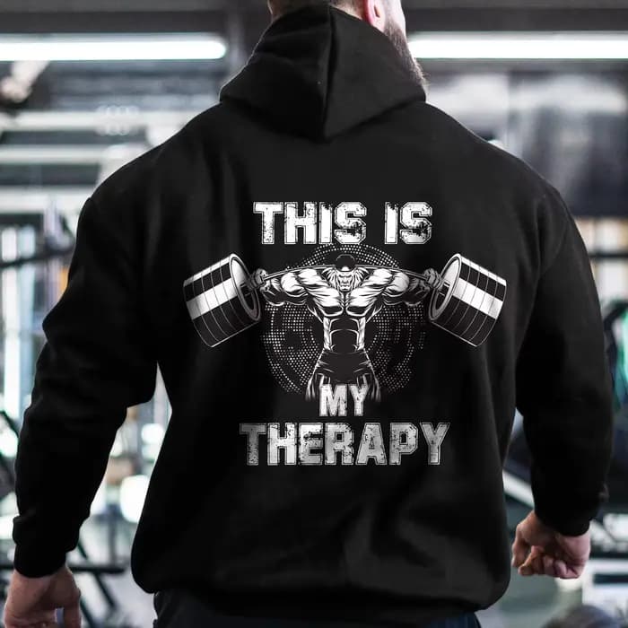 C'est mon motif de thérapie à capuche pour hommes automne hiver nouveaux sweats