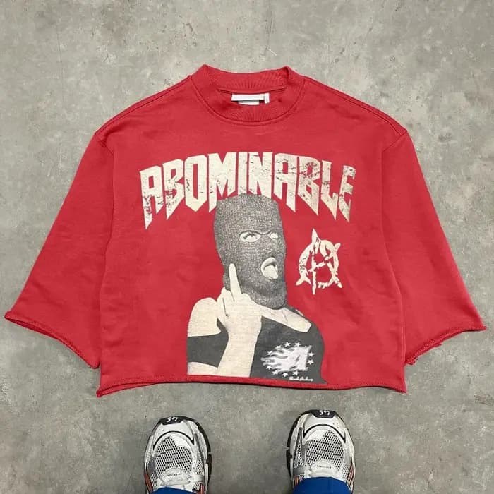 2025 été américain High Street rétro gravé imprimé coton à manches courtes T-shirt hommes gothique Harajuku mode Top