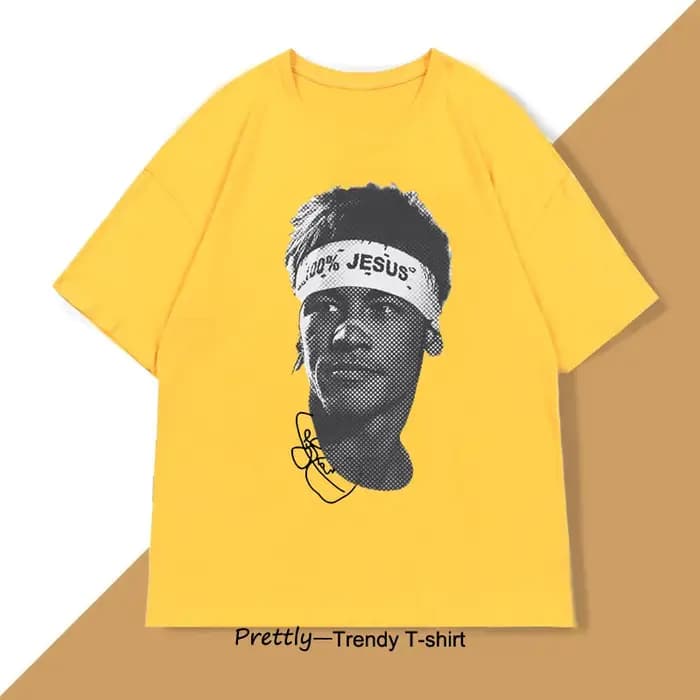 Neymar-T-shirt à Manches Courtes en Coton pour Homme