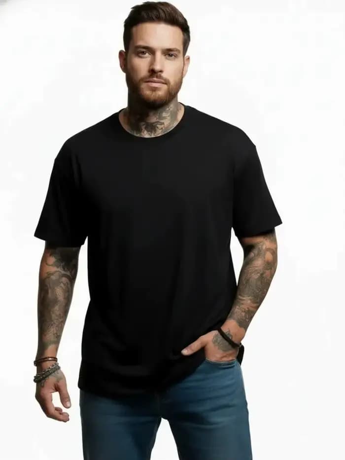 T-shirt à manches courtes noir 100 % coton pour homme Metal Mulisha