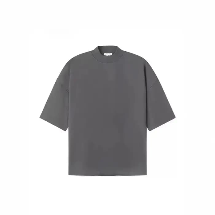 T-Shirt ample surdimensionné à manches courtes et col rond pour hommes