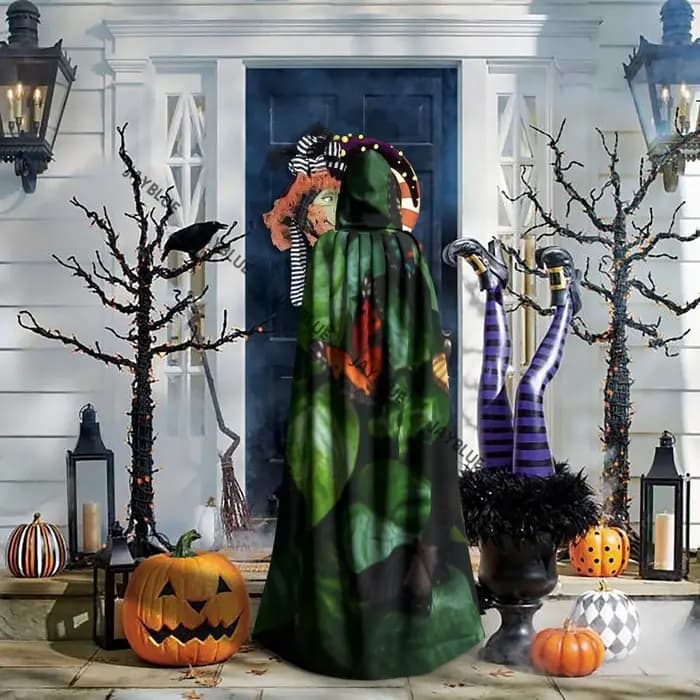 Cape longue Cape colorée tableau papillons manteau à capuche automne sweats à capuche