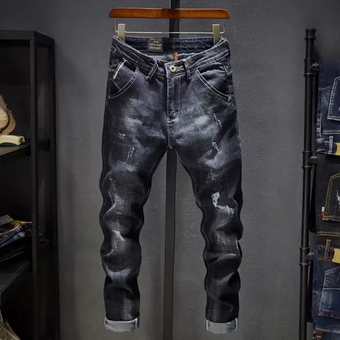 Haut à la mode hommes jean marque Robin 2020 Hip Hop printemps automne déchiré