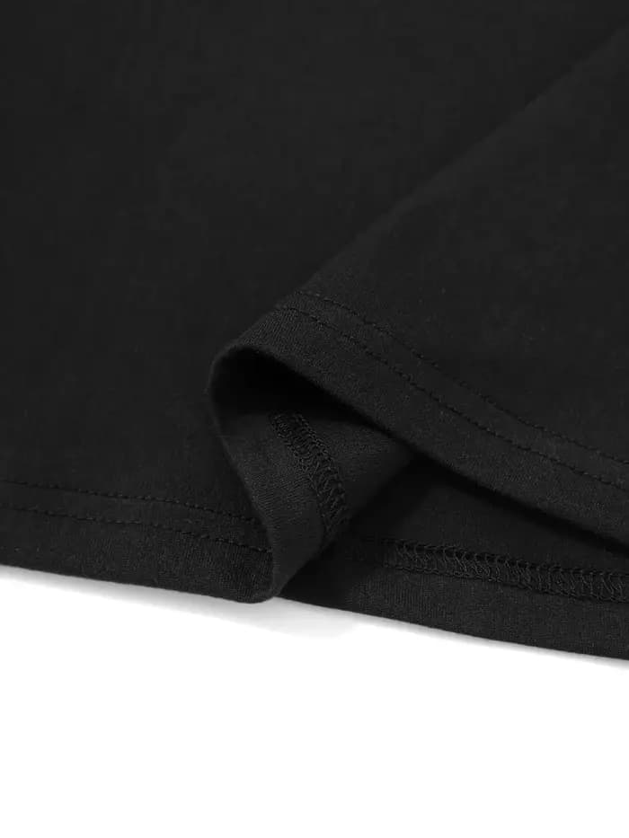 T-shirt décontracté pour femme à manches courtes avec imprimé lettres espagnoles 'CUANDO TU OPINIÓN SEA UNA CROQUETA ME