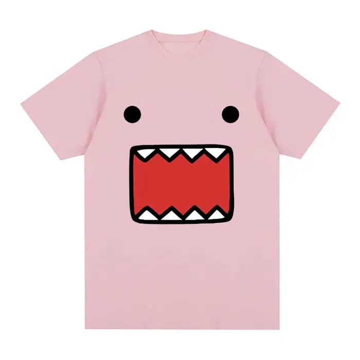 Domo Kun poupée visage graphique T-Shirts hommes femmes coton