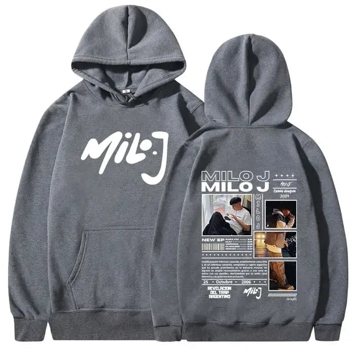 Rappeur Milo J 111 Album Merch sweat à capuche pour homme femmes vêtements Vintage Hip Hop