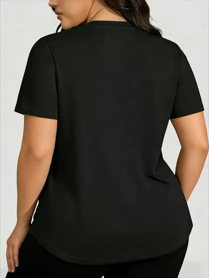 Impression de marque tendance de Californie ! T-shirt à manches courtes pour femmes grandes tailles