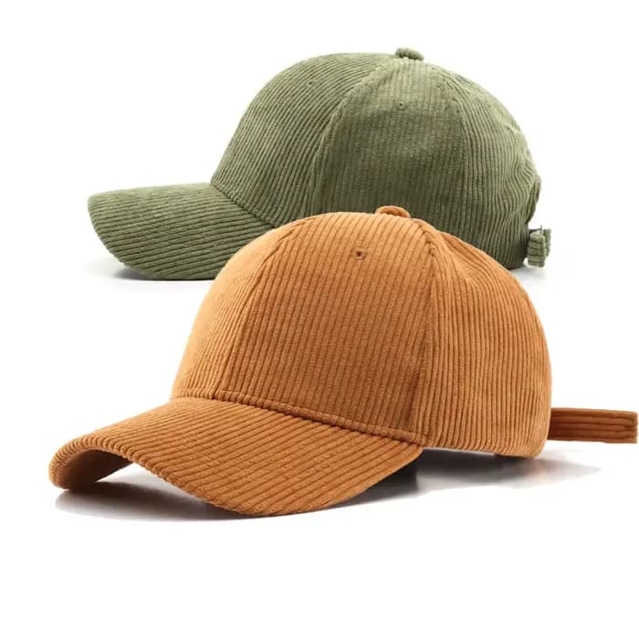 Casquette de Baseball en velours côtelé pour hommes et femmes