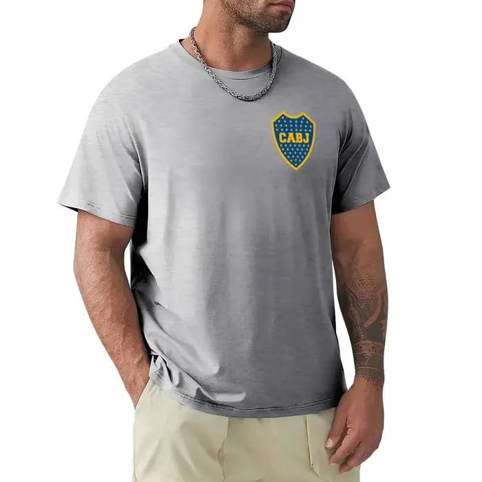 T-shirt Boca Juniors Vintage pour Homme – Col Rond