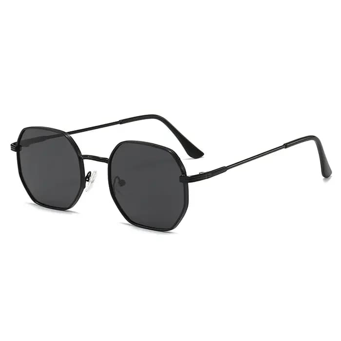 Lunettes de soleil carrées à monture métallique rétro pour hommes, accessoire de mode, tendance, Str