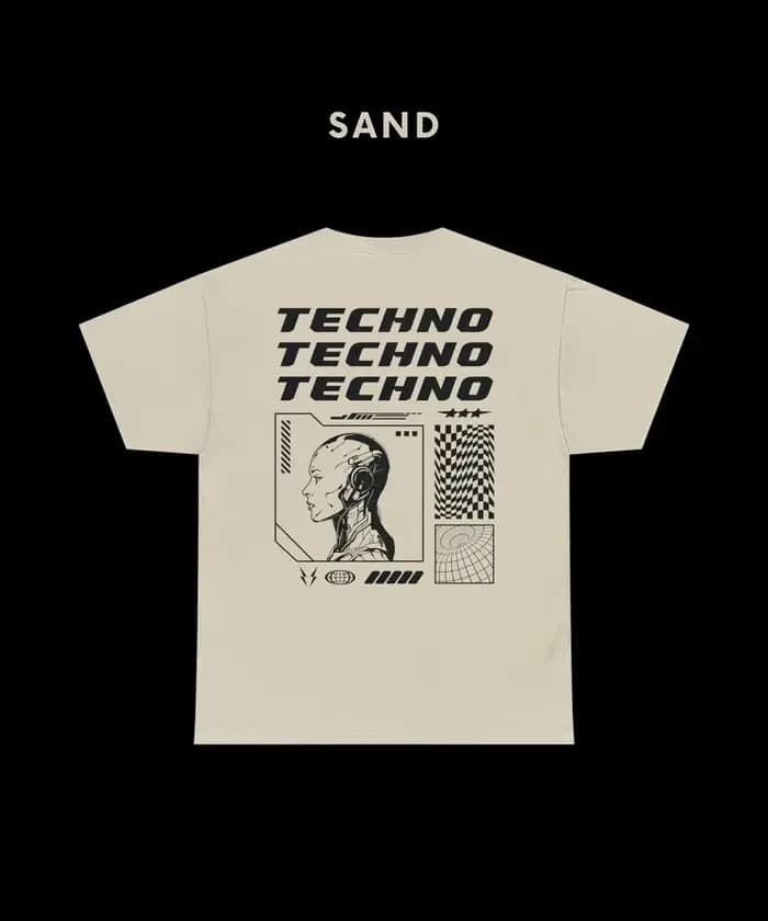 Chemise Techno musique T-shirt vêtements