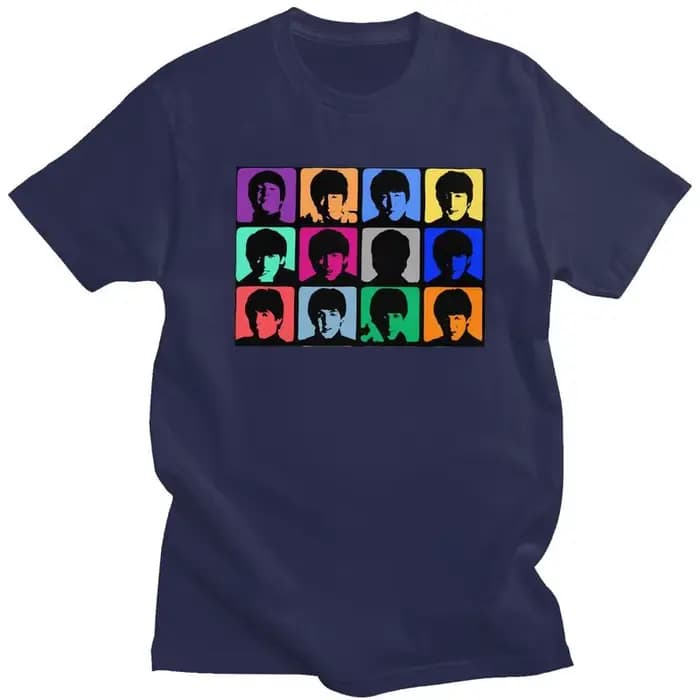 Bestseller Été 2026 - T-shirts The Beatles Heavy Metal Rock pour Hommes et Femmes, Style Manches Cou