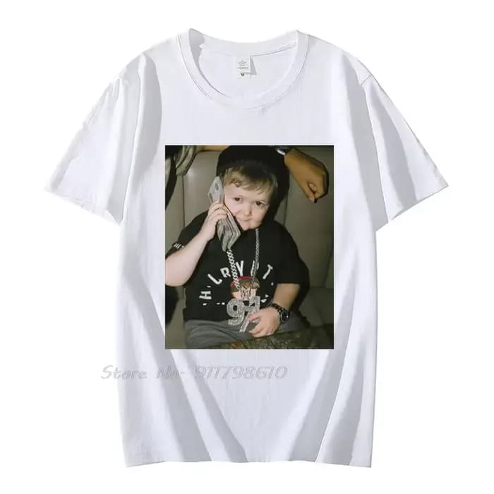 T-shirt surdimensionné été nouveau coton T-shirt porter Hasbulla Fighter Mini passe-temps décontract