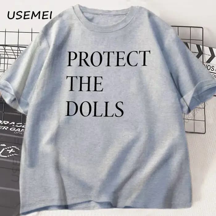 Protéger les poupées T-shirt hommes femmes imprimer coton