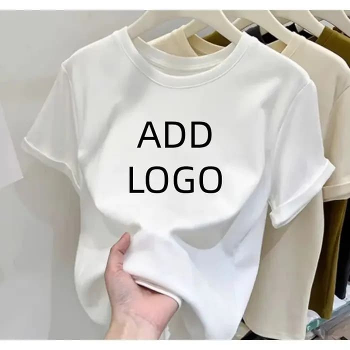 T-shirt en coton personnalisé pour femme