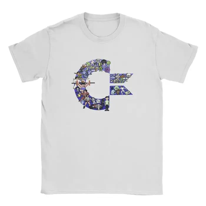 T-Shirt à Manches Courtes en Coton pour Homme