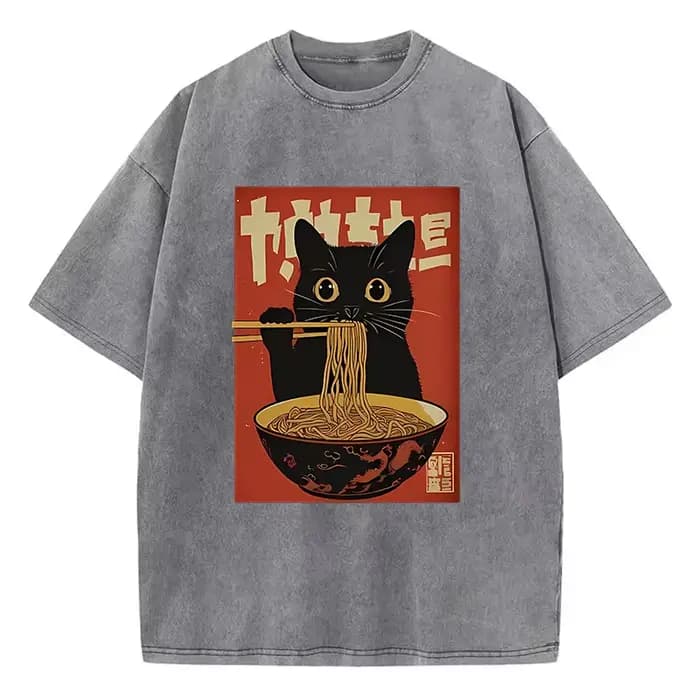 T-Shirt Vintage lavé 100% coton