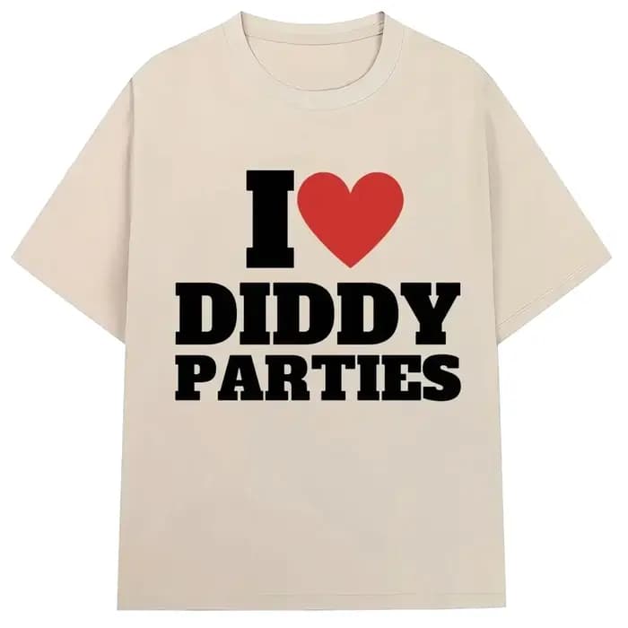 J'aime les fêtes drôle impression T-shirt nouveauté créativité mode hommes femmes à manches courtes surdimensionné col