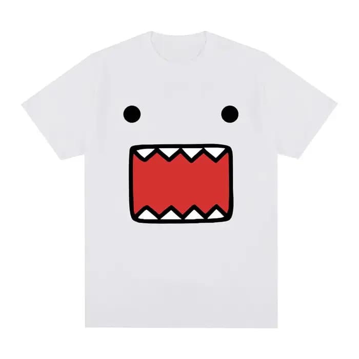 Domo Kun poupée visage graphique T-Shirts hommes femmes coton