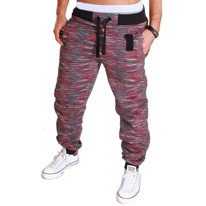 Hommes pantalon décontracté survêtement Camouflage cheville bande taille moyenne mâle mode Cargo pantalons décontractés Cool sport Streetwear automne