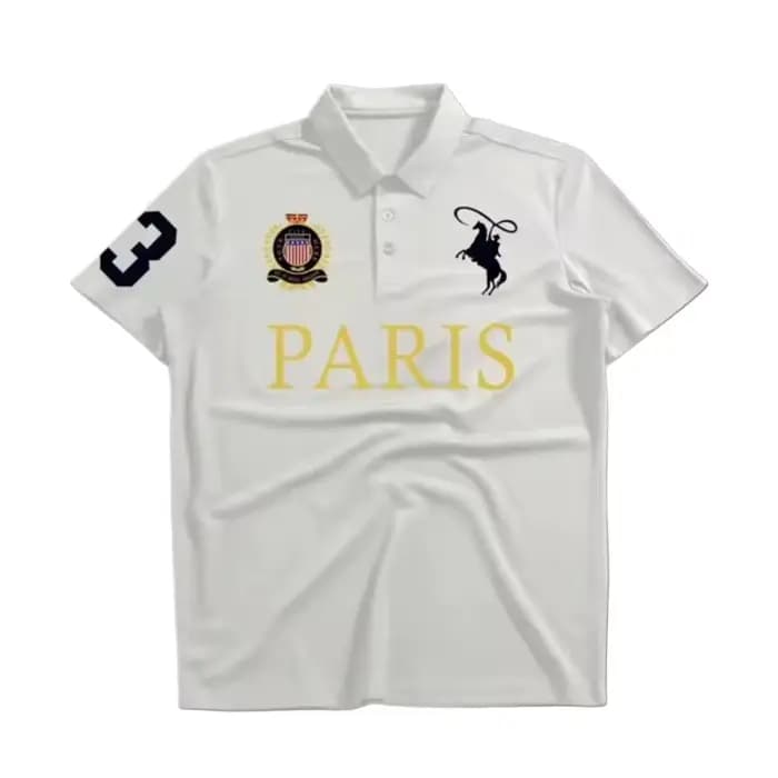 T-shirt Polo Rétro Homme Paris Y2K Style Punk Européen et Américain Nouvelle Collection Pâques 2026