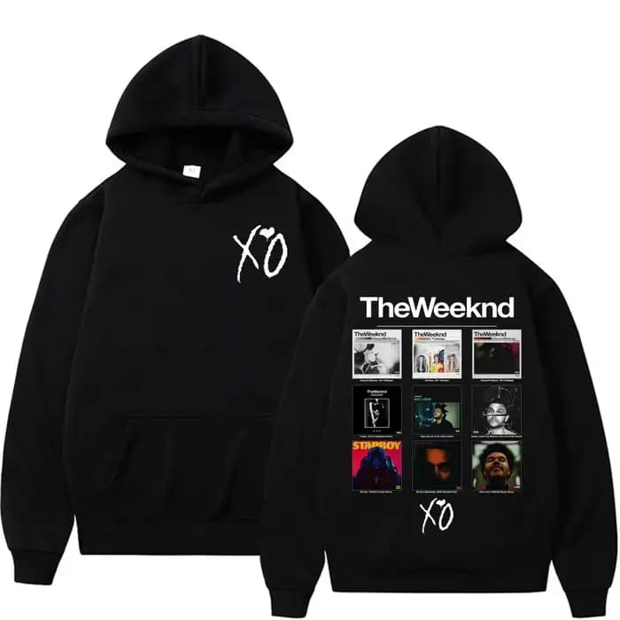 Rappeur The Weeknd Album couverture graphique sweat à capuche pour homme femmes mode Hip Hop Pop musique