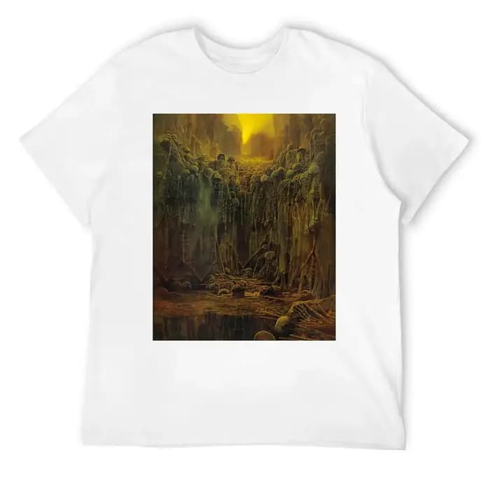 T-shirt sans titre (Abyss Of The Dead) par Zdzislaw Beksinski