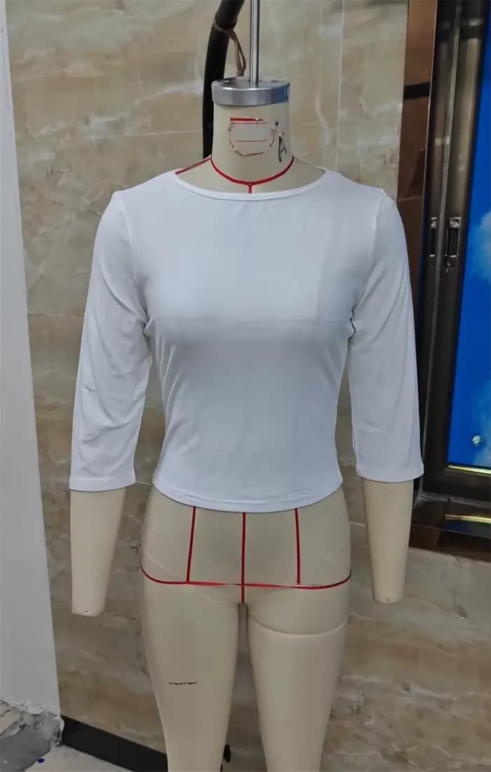 T-shirt col rond pour femme