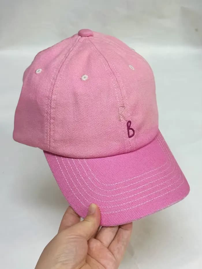 Casquette de baseball monogramme décontractée en coton pour hommes et femmes