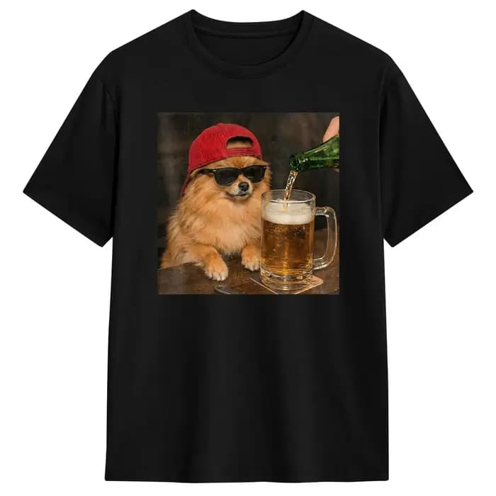 T-shirt streetwear en coton vintage à manches courtes