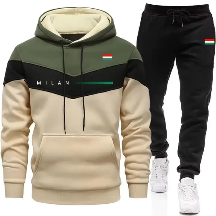 Ensemble de sweats à capuche et pantalons de jogging pour hommes