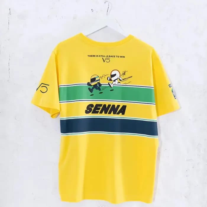 Forever Senna T-shirt 2025 été mode hommes T-shirt décontracté Ayrton Senna brésilien formule un lég