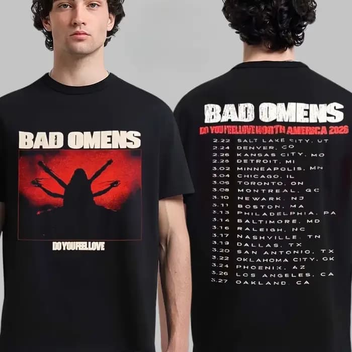 T-shirt unisexe en coton Hot Bad Omens